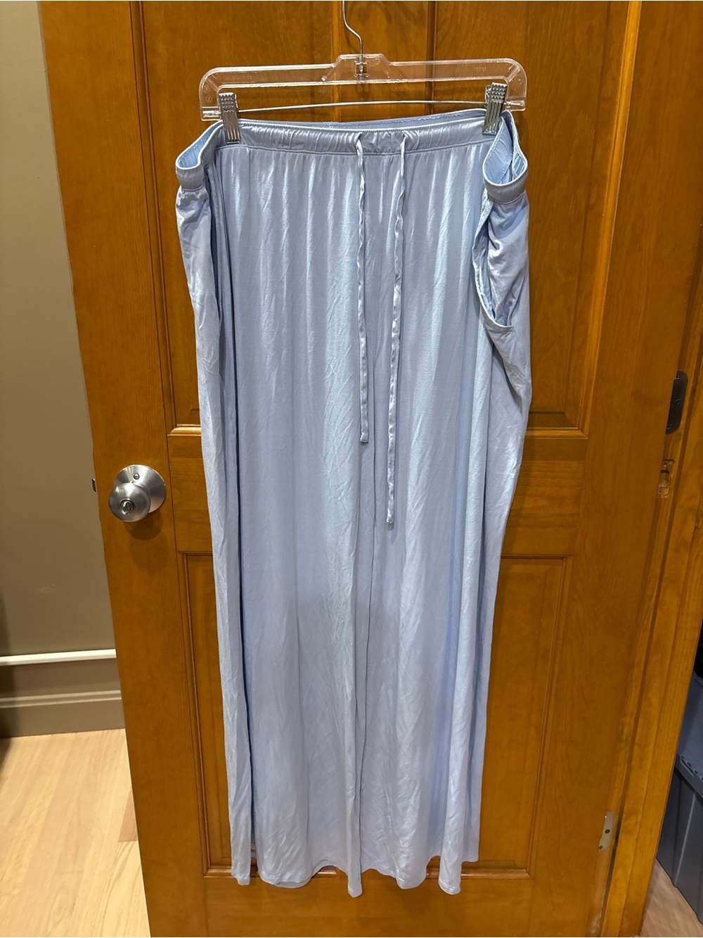 Posh Peanut Women’s Soft & Stretchy Light Blue Pajama Bottoms Size 2XL